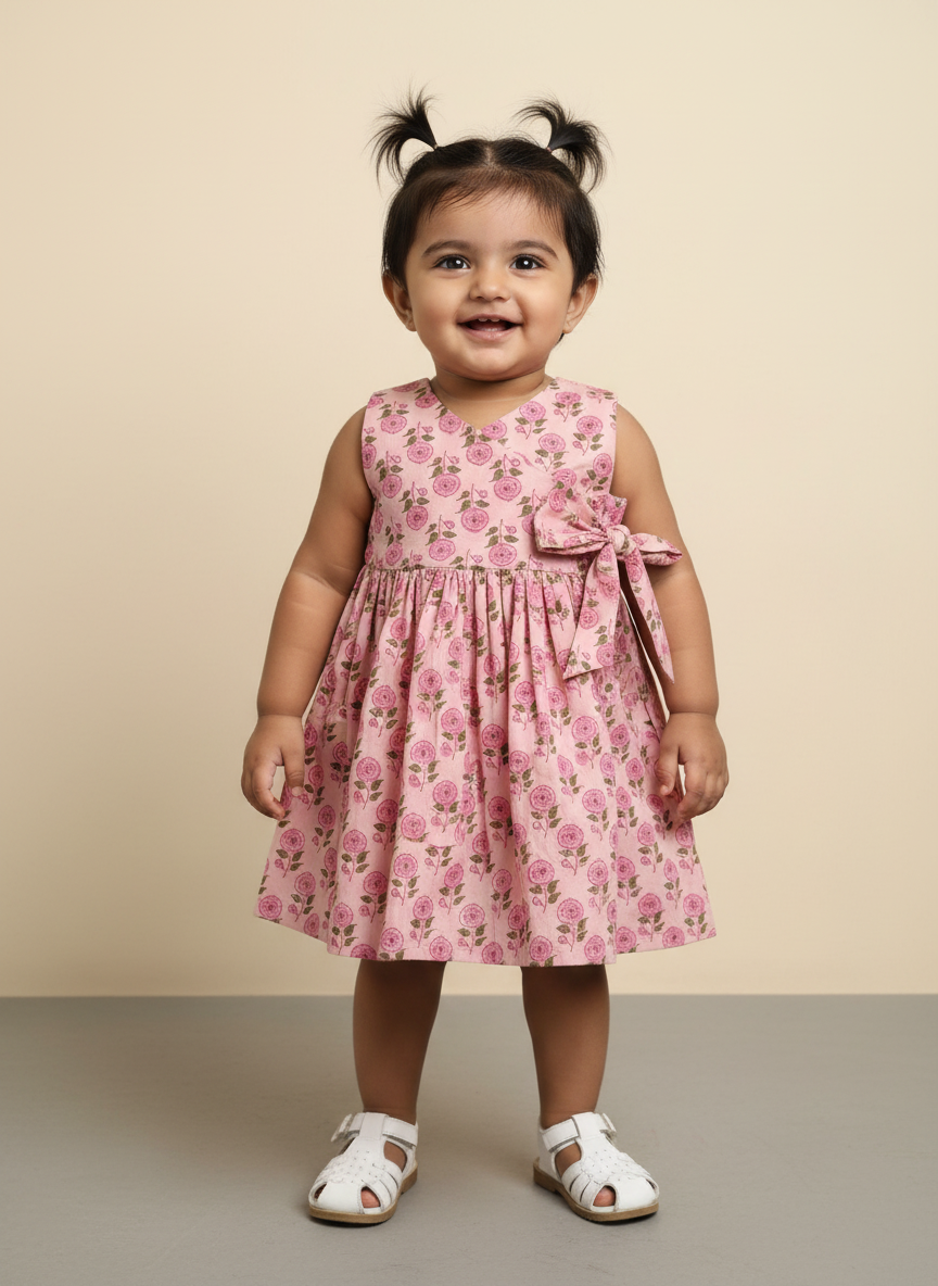atibatti-baby-girl-cotton-dress-pink