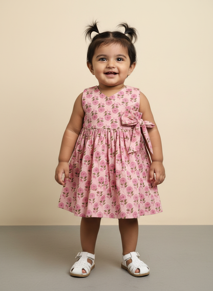 atibatti-baby-girl-cotton-dress-pink