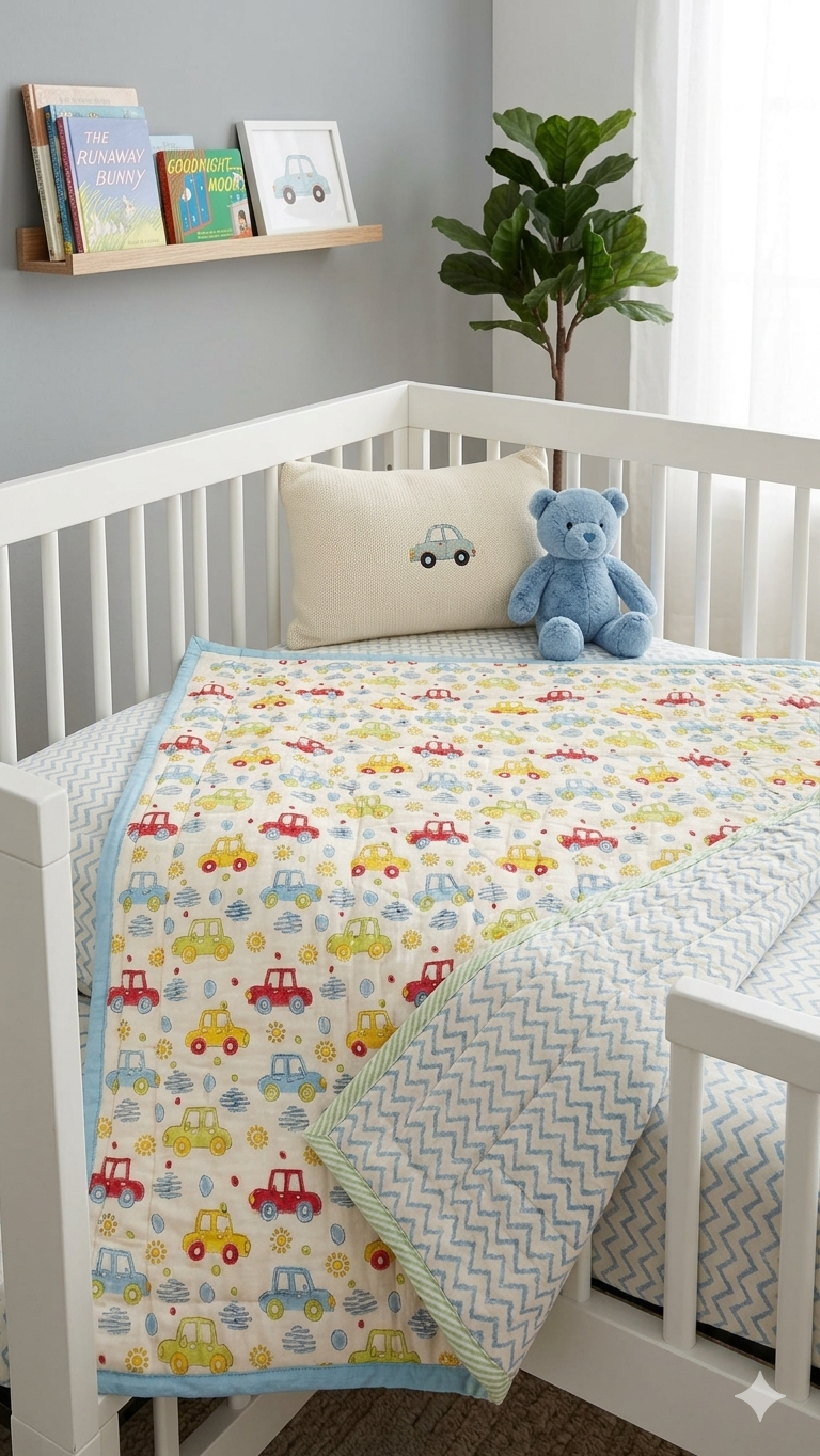 atibatti car baby quilt