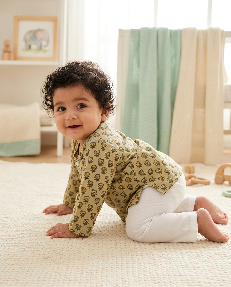 baby_boy_wearing_soft_cotton_jhabla_set_atibatti